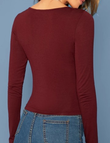 Bluză Shein, vișiniu