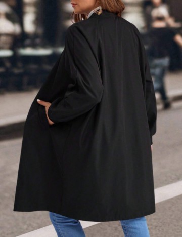 Jachetă lungă Shein Emery Rose, negru