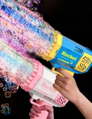 Pistol pentru baloane din săpun Shein, roz