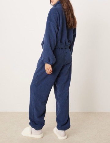 Bluză cu fermoar ASOS, albastru