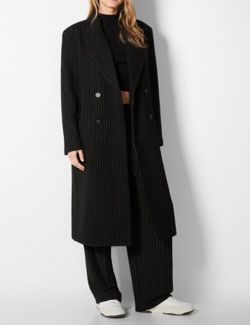 Palton Bershka, negru