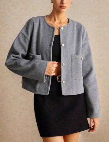 Jachetă Shein, gri