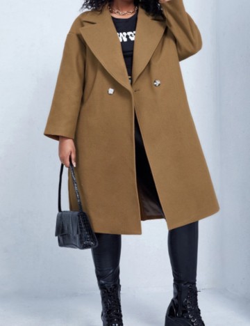 Palton Shein Curve+, maro