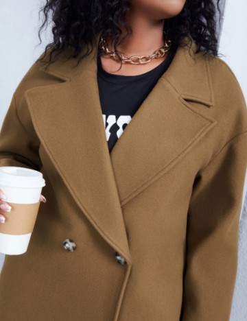 Palton Shein Curve+, maro