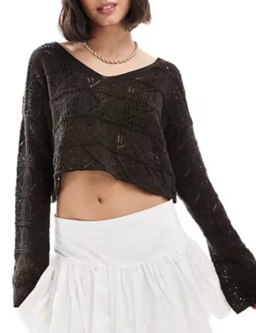 Bluză Miss Selfridge, maro