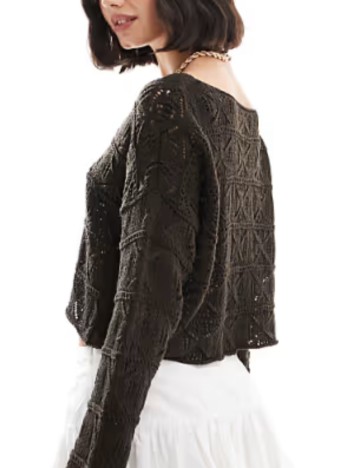 Bluză Miss Selfridge, maro