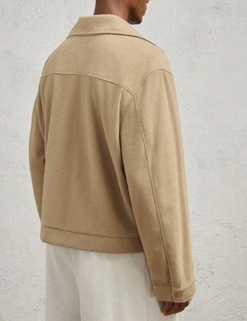 Geacă Shein MANFINITY, bej