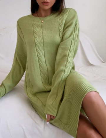 Rochie midi Shein, verde