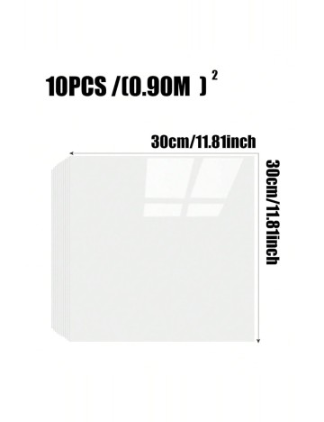 Set autocolant Shein, alb