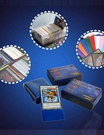 Set de folii de protecție pentru cărți de joc Shein, negru