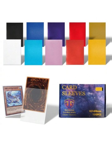 Set de folii de protecție pentru cărți de joc Shein, alb