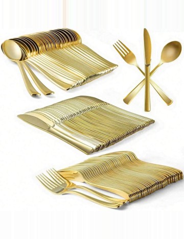 Set Tacâmuri Shein, auriu