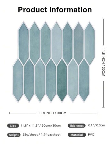 Set autocolante Shein, albastru