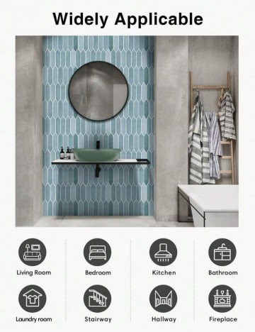 Set autocolante Shein, albastru