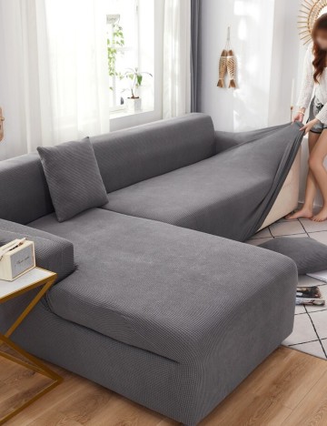 Husă de canapea Shein, gri