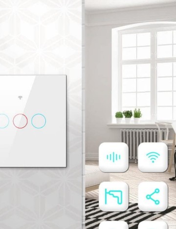 WiFi Smart Switch Shein, alb
