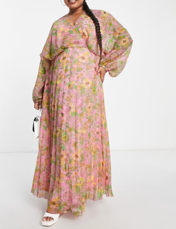 Rochie maxi ASOS, mix culori