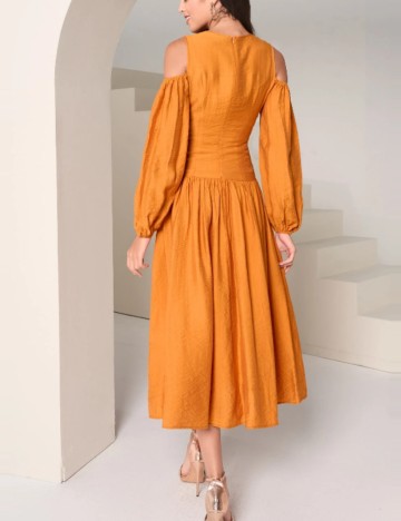 Rochie midi Shein, galben