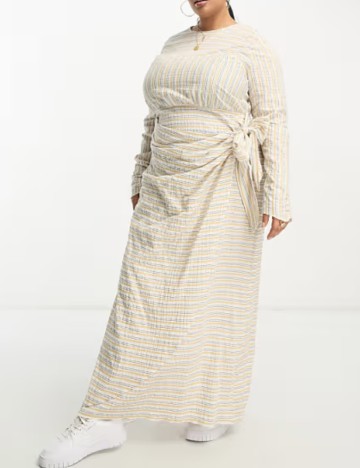 Rochie maxi ASOS, mix culori