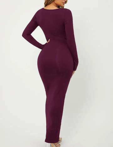 Rochie maxi Shein, vișiniu