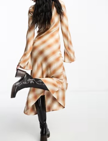 Rochie midi ASOS, mix culori