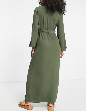 Rochie tip cămașă ASOS, kaki