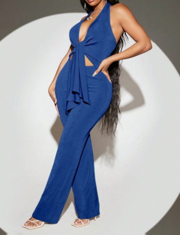 Salopetă lungă Shein, albastru