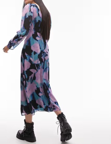 Rochie midi Topshop, mix culori