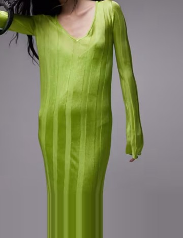 Rochie midi ASOS, verde