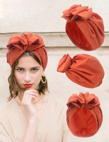 Turban Shein, cărămiziu