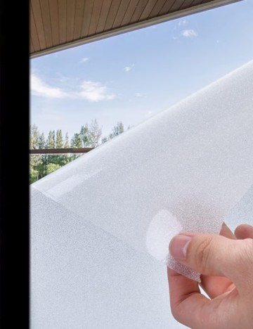 Folie mată pentru geamuri Shein, alb