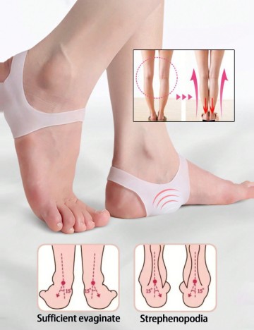 Set perne pentru masaj ortopedic si protectie Shein, alb