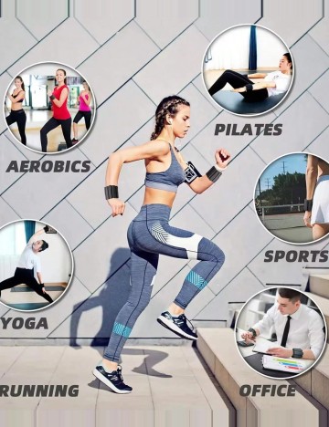 Set de greutăți pentru încheieturi și glezne Shein, roz