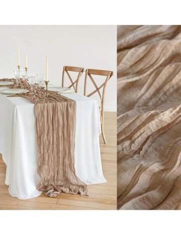 Față de masă Shein, maro