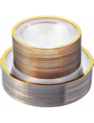 Set farfurii Shein, transparent