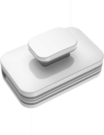 Dispozitiv magnetic de curățare pentru ferestre Shein, alb