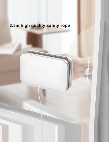 Dispozitiv magnetic de curățare pentru ferestre Shein, alb