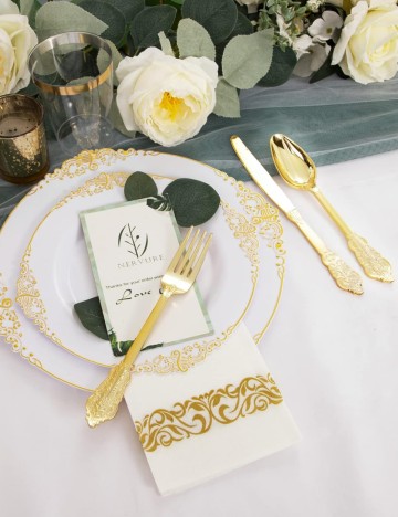 Set Tacâmuri Shein, auriu