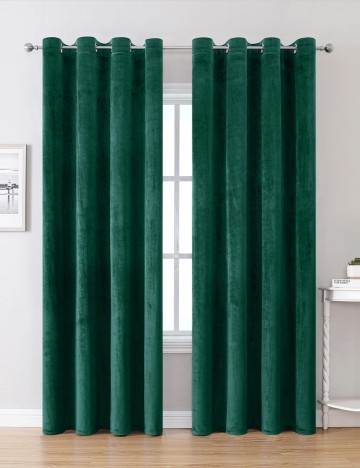 Draperie Shein, verde