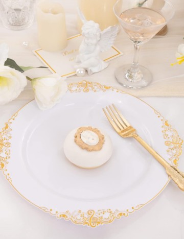 Set farfurii Shein, alb