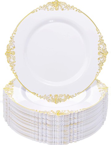 Set farfurii Shein, alb