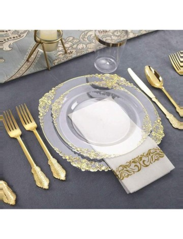 Set farfurii Shein, transparent