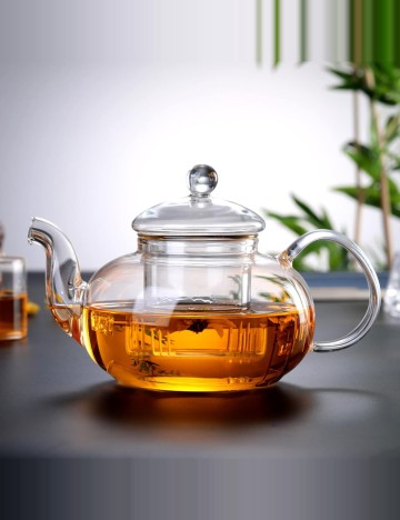 Mini ceainic Shein, transparent