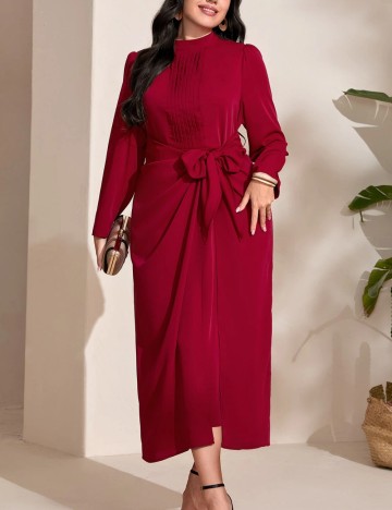 Rochie maxi Shein Curve+, roșu