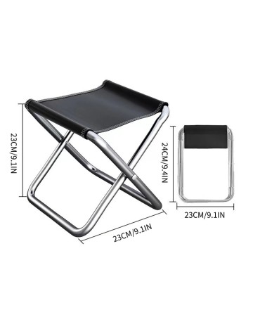 Scaun pliabil Shein, negru