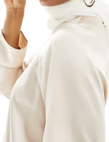 Rochie maxi ASOS, bej