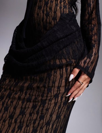 Rochie maxi ASOS, negru