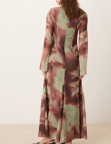 Rochie maxi ASOS, mix culori