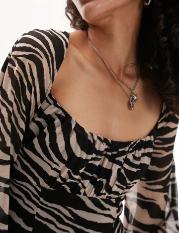 Rochie mini ASOS, mix culori