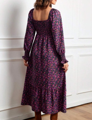 Rochie midi Shein, mix culori